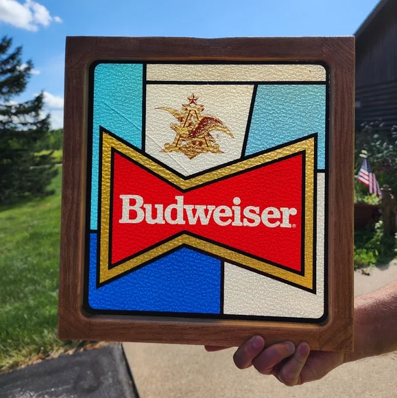 Budweiser Everbrite Electric Sign-Front Only - Picture 1 of 7